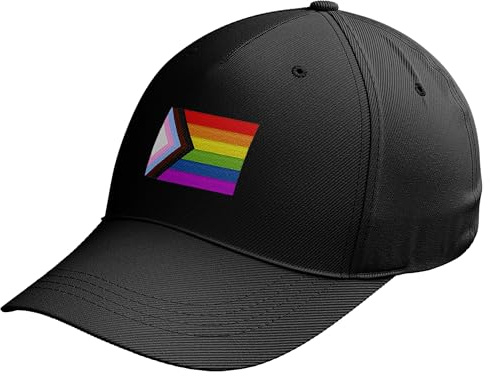 Purple Print House Embroidered Inclusive Pride Baseball Cap LGBTQ Unisex Hat Gay Lesbian Bisexual Transgender Queer Festival Gift