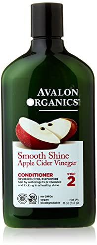 Avalon Organics Smoothing Apple Cider Vinegar Conditioner, 11 Oz