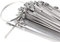 Edelstahl Kabelbinder, Tiberham 100 Stück 200 x 4,6 mm Metall Kabelbinder, Hohe Qualität 316 Marine Grade Metall Stahlband Hitzeschutzband Auspuffband für Home Office Werkstattwerkstatt
