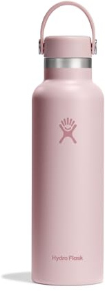 HYDRO FLASK - Standard Mouth Water Bottle 621 ml (21 oz) - Vacuum Insulated Stainless Steel Water Bottle with Leak Proof Flex Cap and Powder Coat - Trillium