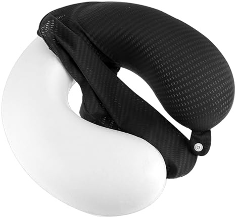 YUXIANLB Funda de almohada para el cuello, funda de almohada de viaje para el cuello, funda de almohada suave y lisa, funda de almohada de viaje para cuello en U para reemplazo (solo funda de