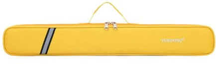 Amagogo Bambusflötentasche, modische Umhängetasche, Handtasche, wasserdichte Flötentasche, Flötenetui, Gelb