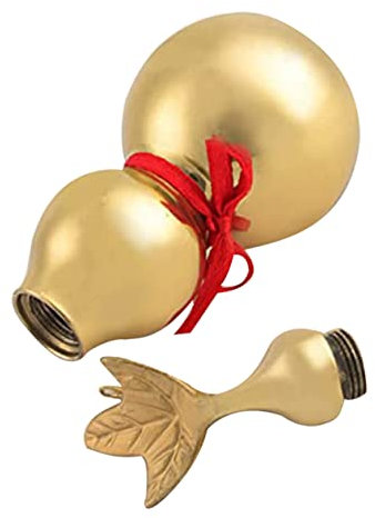 Alipis Brass Gourd Statue Decorative Gourd Craft for Home Decor for Table Display Collectible Figure Sculpture