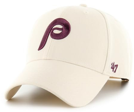 '47 MLB Philadelphia Phillies MVP Kappe Cap Basecap Baseballkappe Natural