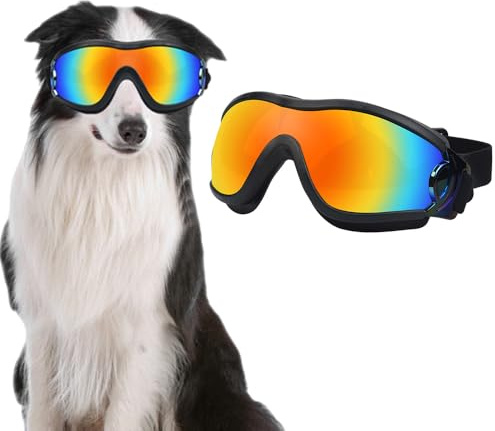 XFSRG Occhiali Da Sole Per Cani Occhiali Moto Cane Protezione UV Per Cani Piccoli