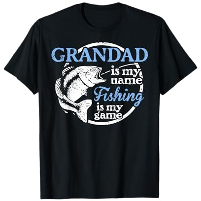 Fishing Grandad Fathers Day Gift for Dad fisherman T-Shirt