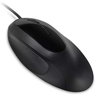 Kensington Wired Ergonomic Mouse - Pro Fit Ergo Wired Mouse For Your Home Office - Laptop/Desktop/PC/Gaming, with USB 3.0 Connection, 4 DPI Settings and 5 Buttons - Black (K75403EU)