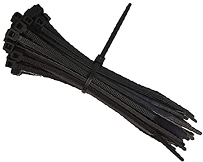 Fascette elettricista nylon 2,5x200mm Nero 100pz