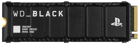 WD_BLACK SN850P 2 TB NVMe SSD Offiziell Lizenziert für PS5 Konsolen (interne Gaming SSD; optimierter Kühlkörper; PCIe Gen4 Technologie, bis zu 7.300 MB/s Lesen, M.2 2280)