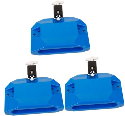 ibasenice 3stücke Cowbell Percussion Instrument Mit Verstellbarer Halterung Für Schlagzeug Lebendige Farben Langlebiges Material Hervorragender Für Profis Und Anfänger