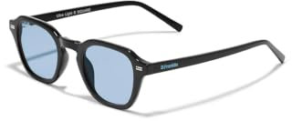 D.Franklin - Gafas de sol unisex con cristales de protección UV - Modelo ultra-light-s-square