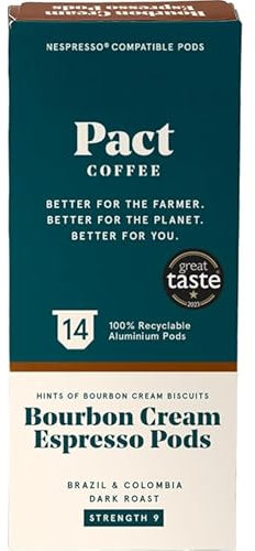 Pact Coffee Bourbon Cream Espresso Pods 14s