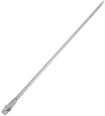 Hemobllo Varilla Puesta Tierra Galvanizada Portátil para Cercas Eléctricas Antenas Generadores Instalación Fácil Exterior Resistente