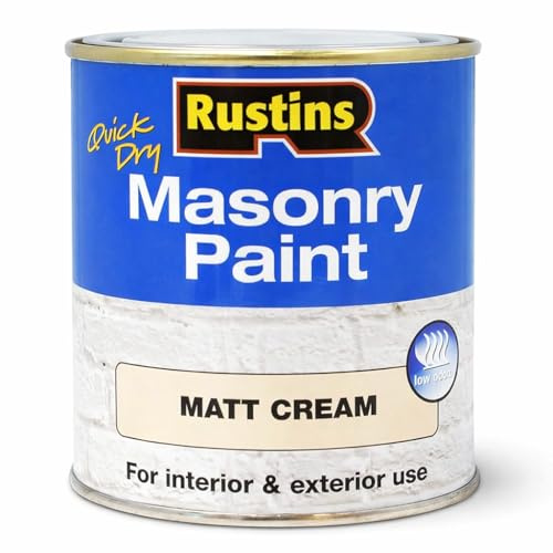 AXpower Inspirational Technology Empowering People Masonry Paint 250ml Cream | Durable Exterior Paint for Brick, Stone & Concrete | Weather Resistant Finish