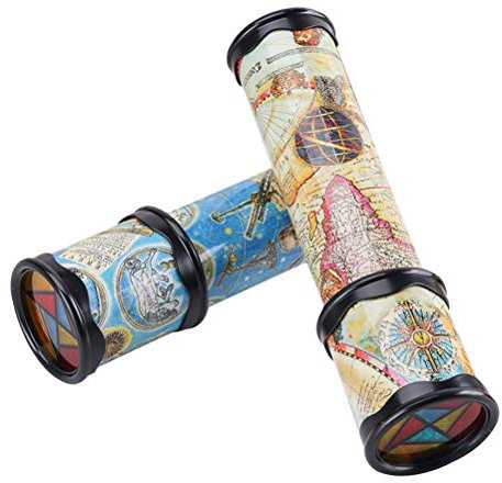 TOYMYTOY Magic Kaleidoskop Gläser, Kinder Geburtstag Neujahr Chrismas Pack von 2