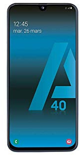 SAMSUNG GALAXY A40 - Smartphone portable débloqué 4G (Ecran: 5, 9 pouces - 64 Go - Double Nano-SIM - Android) - Blanc - Version Française