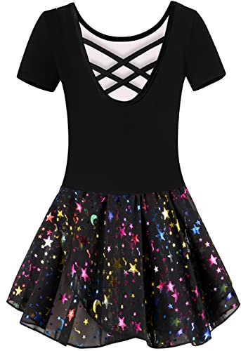 Mulnall Ragazze Ballet Leotards Vestiti da Balletto per Ragazze Vestito da Balletto Tutu Bambini Danza Lucido Vestiti da Balletto （EU40401-06-L）