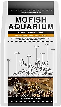 Yusheng Aliso para Acuario Natural | Decoraciones y Accesorios Botánicos Multifuncionales para Tanques de Camarones y Peces en Agua Dulce y Aguas Negras