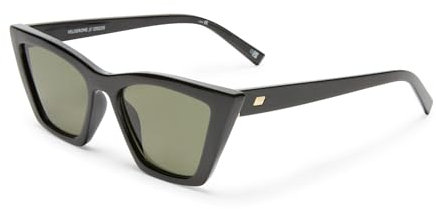 Le Specs VELODROME BLACK - Sonnenbrille für Damen und Herren CAT-EYE Rahmenform mit hohem UV-Schutz LSP2352215