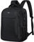 Voova Travel Laptop Backpack for Women & Men, Lightweight Business Rucksack Work Bag with USB Charging Port, Anti Theft Backpack Waterproof Slim School Rucksack Fits 15.6 Inch Laptop, Black