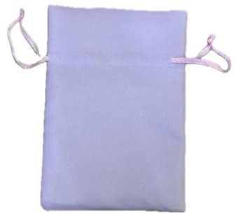 Generico 10 Sacchetti portaconfetti Porta Confetti 10x13 cm in Cotone Vari Colori (Lilla)