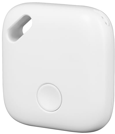 Be Mix - HT0108 Tracker Localisateur Blanc - Localisation Précise avec Apple Find'Me - Portée 50 m Extérieur et 30 m Intérieur - Simple d'Utilisation - Batterie Longue Durée