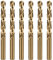 Misuyue M35 Foret Cobalt Metal 6mm, 6pcs HSS Forets Carbure Meche Metal Hélicoïdal Professional pour Inox Alliage Titane Cuivre Fer
