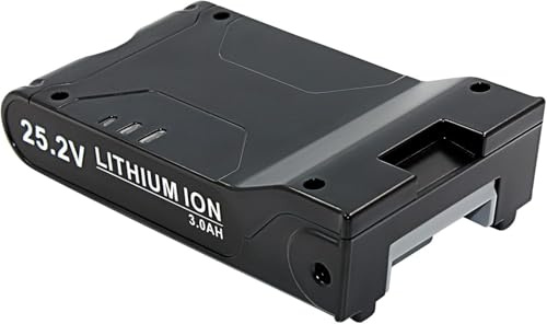 25.2V 3000mAh Li-ion Shark Household-Vacuum-Parts-and-Accessories Ion Battery, Black Battery Pack for Use with Shark ION Rocket, IONFlex, and IONFlex 2X Cordless Vacuums (XBAT200)