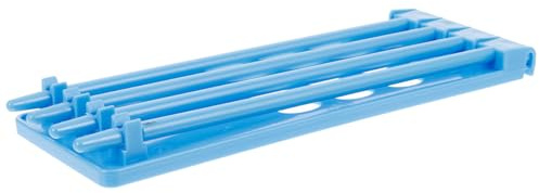 CATIEBYE Soporte para Anillas de Paloma Azul de Plástico Resistente, Organizador de Anillos Numerados para Patas de Aves de Corral, Estante Colgante para Anillas de Entrenamiento y Cría