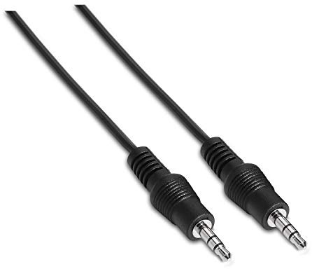 CABLE AUDIO ESTEREO AISENS JACK 3.5 MACHO A JACK 3.5 MACHO 30CM NEGRO A128-0141