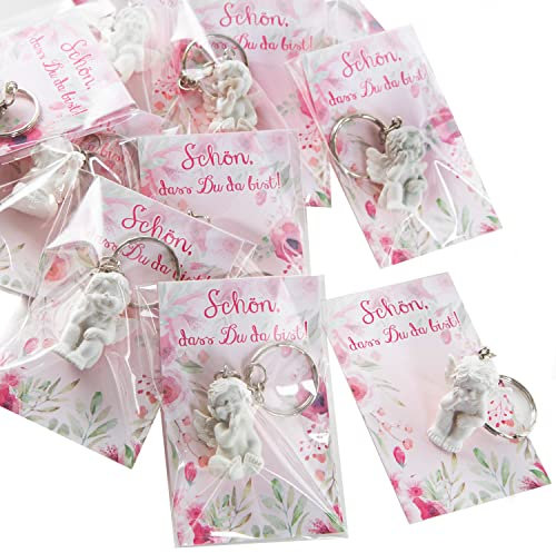 Logbuch-Verlag 10 kleine Engel Geschenke Schutzengel Weihnachten als Kleinigkeit zum Schenken Kollegen Kinder Glücksbringer