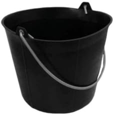 Taliaplast HED100011, Masonry Bucket, 11 L, Plastic, Noir