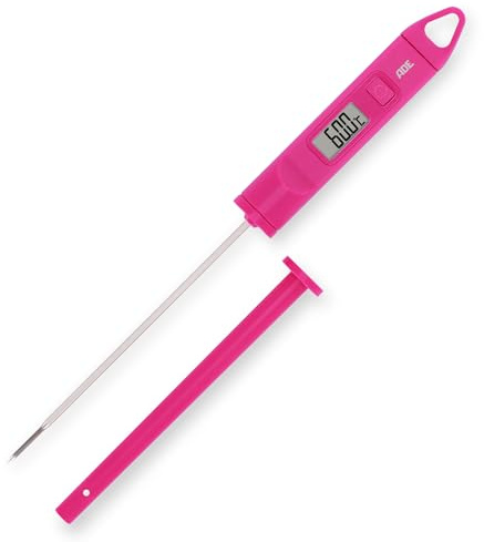 ADE Termometro digitale per carne senza fili | termometro per barbecue e arrosto -30 – 200 °C | termometro Candy | termometro da cucina per grigliare, cucinare, cuocere | per zucchero e come