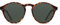 KOMONO Devon Tortoise Unisex Runde Cellulosepropionat-Sonnenbrille für Damen und Herren mit UV-Schutz und kratzfesten Gläsern