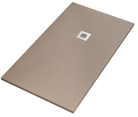 Piatto Doccia Tortora Marmoresina finitura pietra cemento Star PLUS - 70x100