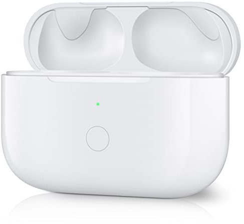 Kenko Back Kabellose Ladecase kompatibel mit AirPods Pro 1. & 2. Generation, Ersatz Lade Case mit Bluetooth-Pairing-Sync-Taste, Weiß