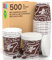 500 Bicchierini in Carta per caffè 65ml ASPORTO BrownCUP con COPERCHIO in carta Bicchieri Ecologici Biodegradabili Monouso Piccoli Asporto Bevande Calde + 500 coperchi