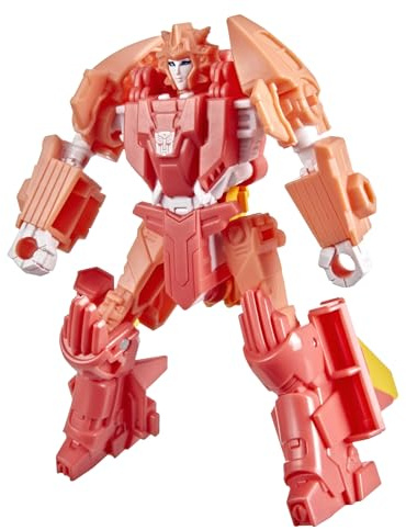 Transformers Cyberworld Cyber Changers Elita-1, 10 cm große Action-Figur mit 4 Schritten zur Verwandlung zum Schnellboot, Superheld für lustige für Kinder ab 6 Jahren