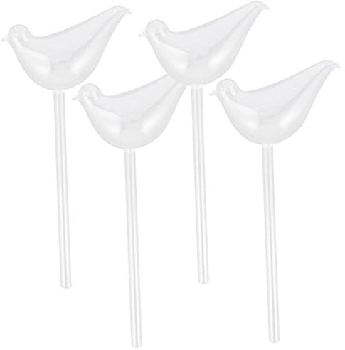 Toddmomy 4 Piezas Regadera Perezosa De Globos De Agua para Plantas Sistema De Autorriego para Plantas De Interior y Exterior De Globos De Riego Forma Riego Automático