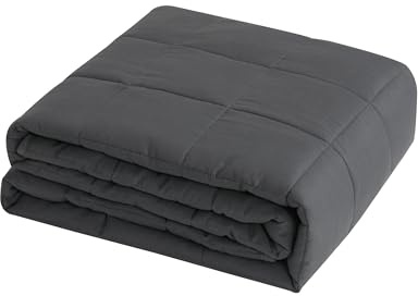 Good Nite Weighted Blanket 8kg for Adults Sleep Therapy,Heavy Weight Blankets for Anxiety Relief, Autism Support,King Size 150x200cm, Grey (Age 3+)