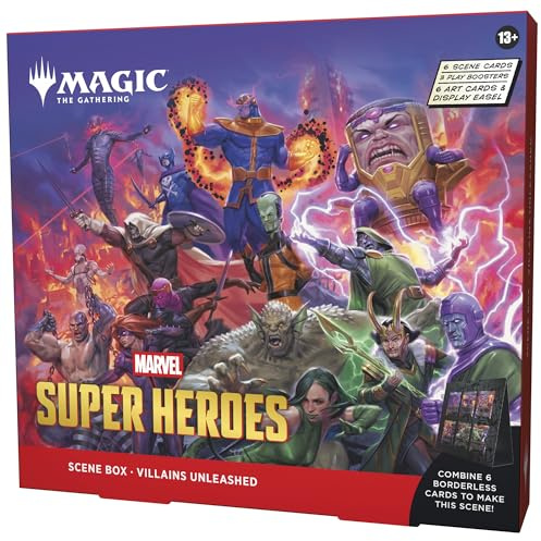 Caja de Escena de Magic: The Gathering | Marvel Super Heroes: Villains Unleashed (Versión en Inglés)