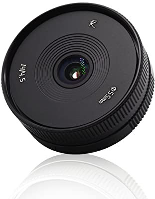 AstrHori 14 mm F4,5 Ultraweitwinkelobjektiv Manuelles APS-C-Objektiv Starke Anti-Verzerrung Kompatibel mit Panasonic LUMIX Olympus Micro 4/3-Mount Mirrorless Camera G1,G2,G3,G5,G6,GH1,GH2,usw(Schwarz)