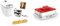 Moulinex Home Bread Baguette Machine à pain, 16 programmes, Résultats homogènes, Jusqu'à 1,5 kg de pain frais & Seb Yaourtière 12 pots, Pots verre 140 ml, 5 programmes automatiques, Sans BPA, Compact