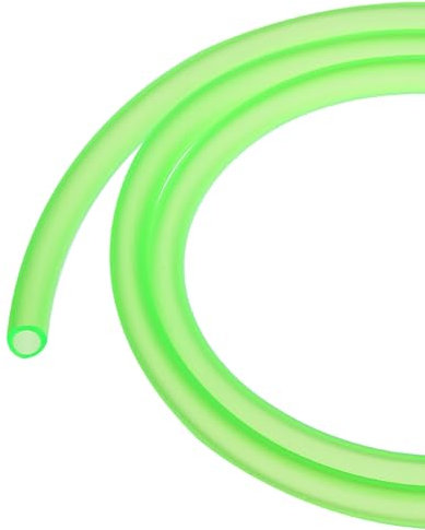 QUARKZMAN Tube PVC Tuyau de Carburant en PVC Durite Essence 5mmx8mm 1 Mètre Vert pour Tronçonneuses, Tondeuses à Gazon, Coupe-Bordures, Souffleurs, Petits Moteurs