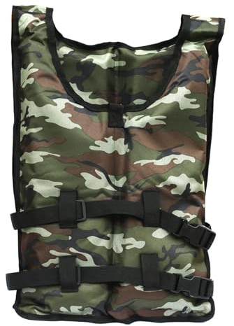 YAMNYSS Gilet De Natation, Adultes Enfants Gilet De Sauvetage Réglable À Haute Flottabilité pour Tous Les Sports Nautiques Rafting Surf Flottant,Camouflage,One Size