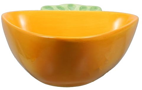 LIFKOME Ciotola Per Snack e Frutta in Ceramica a Forma Di Carota, Piatto Da Portata Decorativo Multiuso Per Casa e Feste