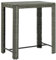 WSJHUHK Möbel, Outdoor-Möbel, Outdoor-Tische, Garten-Bartisch, Grau, 100 x 60,5 x 110,5 cm, Polyrattan