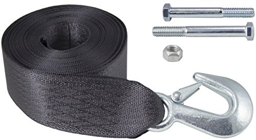 Goldenrod Dutton-Lainson 6249 20-ft Winch Strap with Hook 4000 lb, 2' x 20, Color May Vary