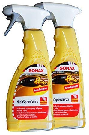 Preisjubel 2 x SONAX HighSpeedWax 500ml, Lack-Pflege, Versiegelung, Reinigung, Autowachs