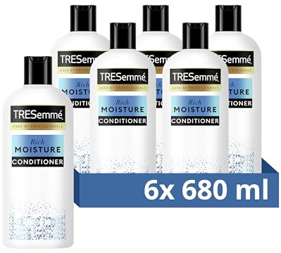 TRESemme Rich Moisture Conditioner luxurious moisture for all-day hydration for dry, damaged hair 6x 680 ml